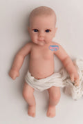 Finley, 16-inch fully platinum silicone baby doll — Little Mamas Nursery