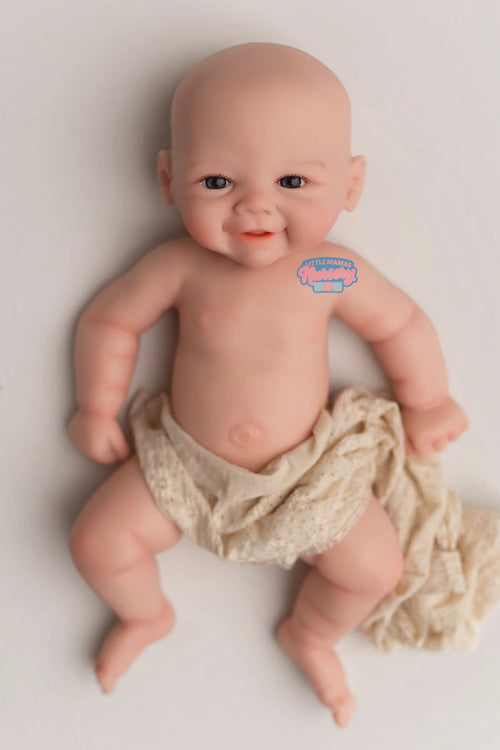 Remy, 16-inch fully platinum silicone baby doll — Little Mamas Nursery