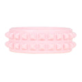Baby pink tick jelly bracelets with studs