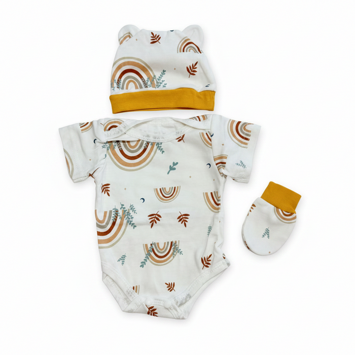 3-Piece Onesie Set (side view) — Little Mamas Nursery