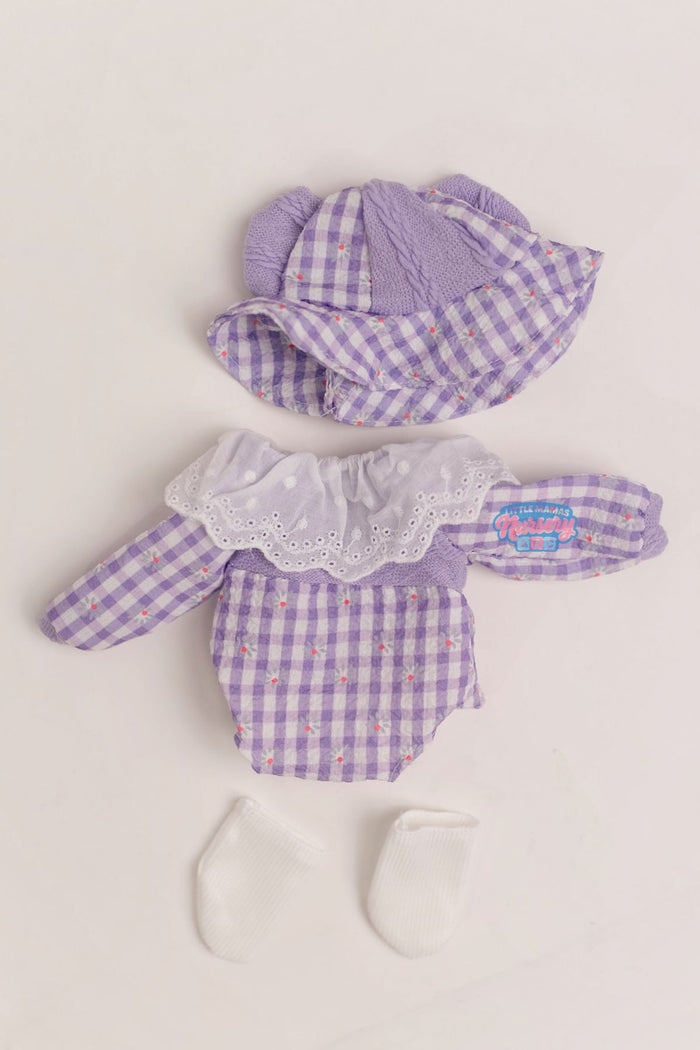 3-Piece Purple Checked Jumper Set — Little Mamas Nursery