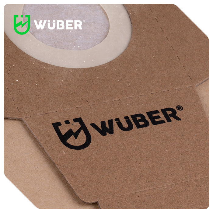 5x Worki do odkurzacza przemysłowego 20 l WUBER