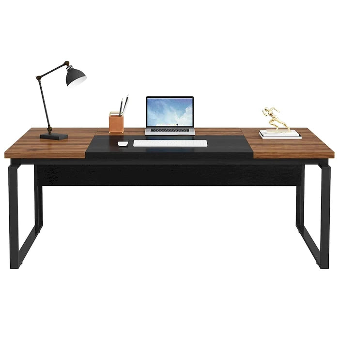 63 Inch Modern Executive Computer Desk, 5FT Wide Home Office Desk