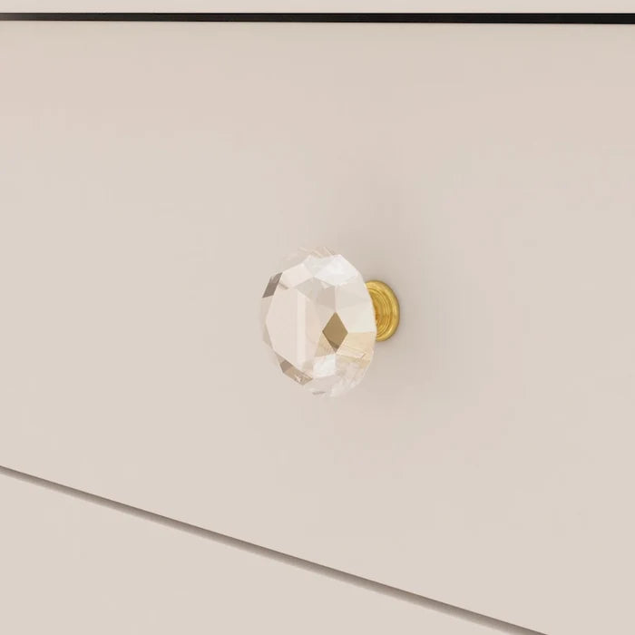 9-Drawer Vanity Desk with LED Mirror and Soft-Close Drawers