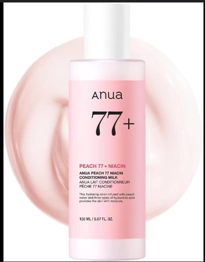 Anua peach 77 niacin conditioning milk 150 ml