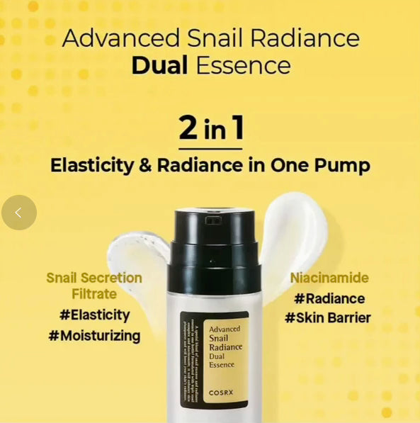 Cosrx Advanced Snail Radiance Dual Essence 80ml