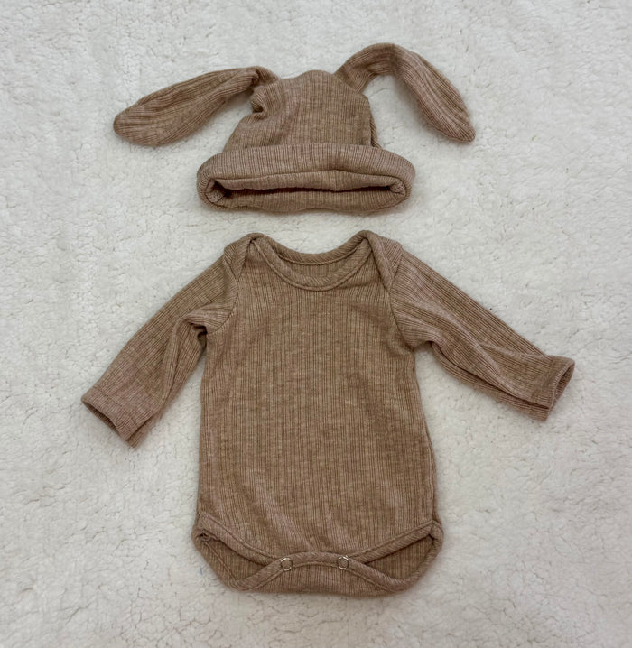 Brown Jumper & Bunny Hat Set — Little Mamas Nursery