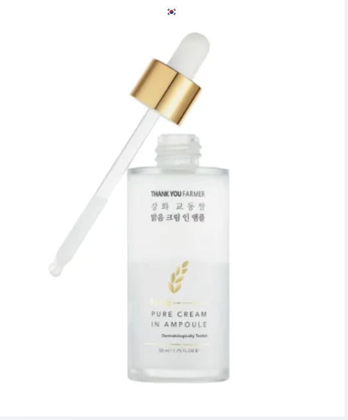 Thank You Farmer rice Pure cream in ampoule 50ml