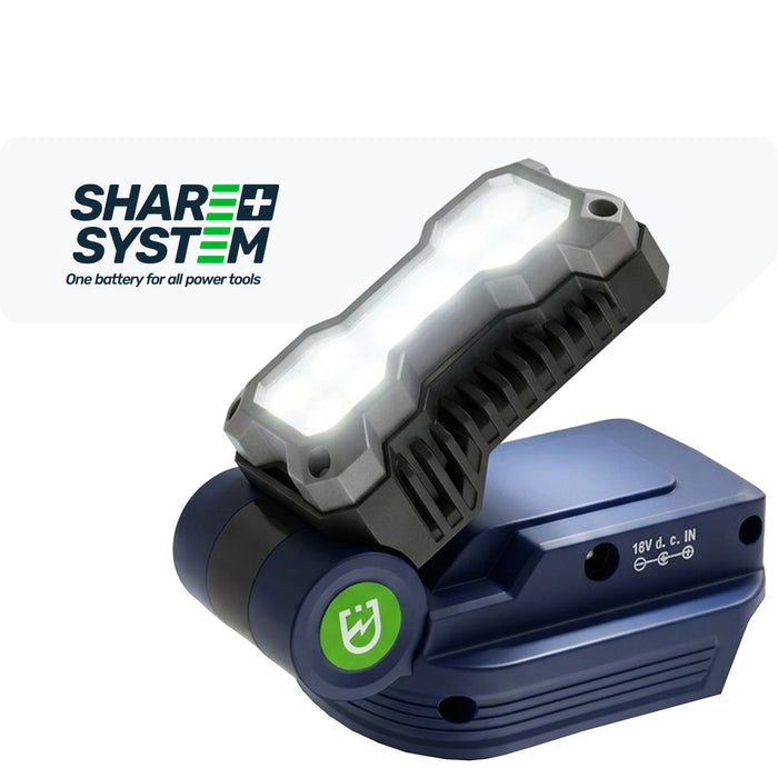 Adapter z lampką LED powerbank 20V USB-C latarka lampa Share+ System WUBER