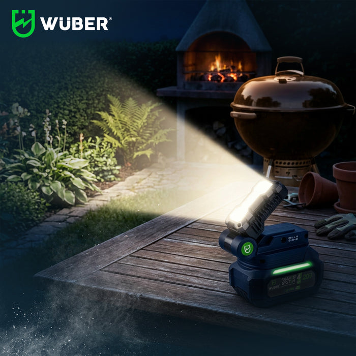 Adapter z lampką LED powerbank 20V USB-C latarka lampa Share+ System WUBER