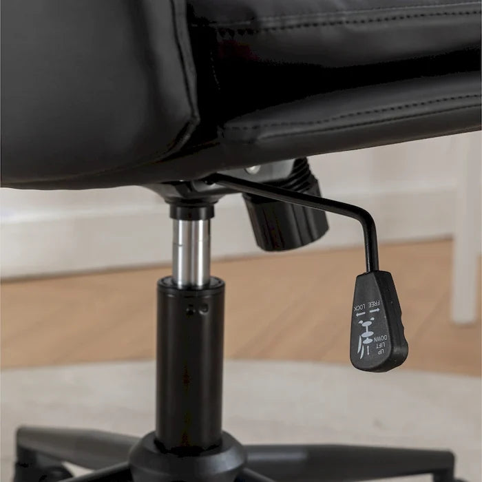 Adjustable Swivel Criss Cross Chair Wide Seat Office Vanity Chair
