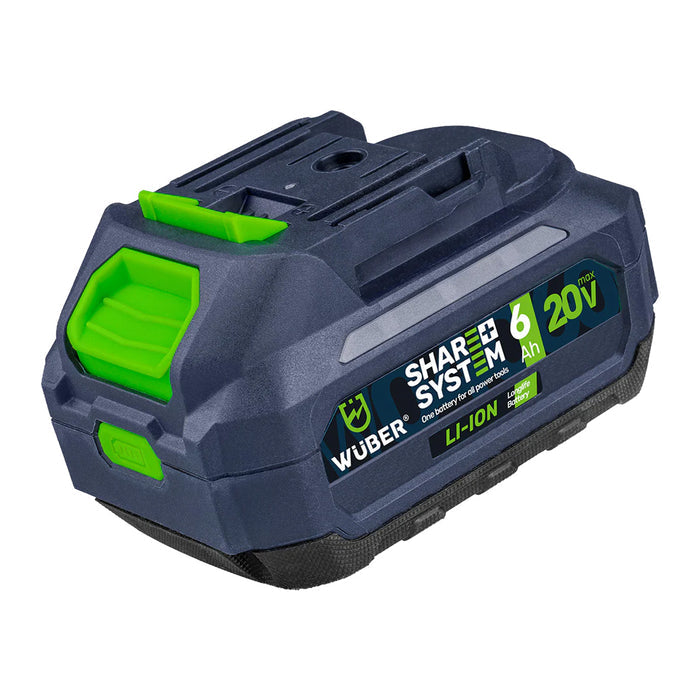 Akumulator bateria Share+ System Li-Ion 20 V 6.0 Ah WUBER