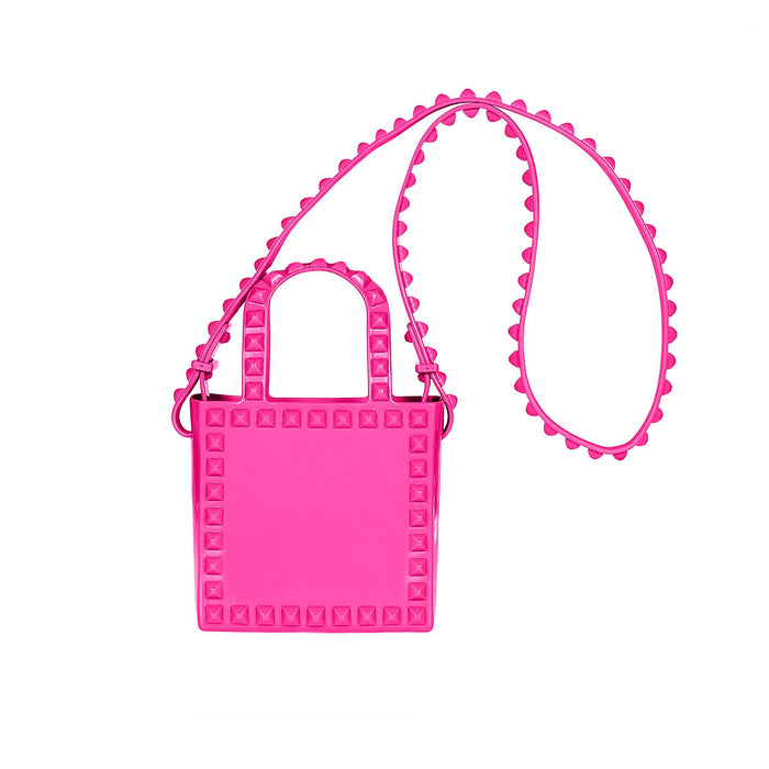 Fuschia jelly kids crossbody bag perfect for vacation lovers from minicarmensol.