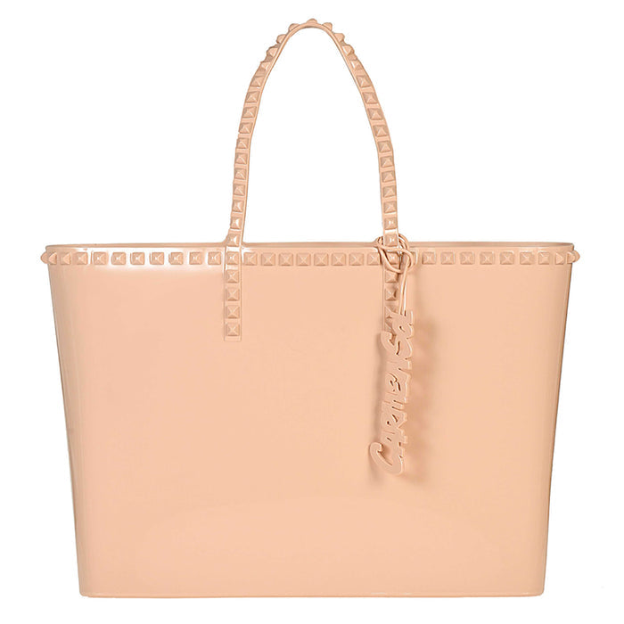 Jelly tote bags for women in color blush carmen sol