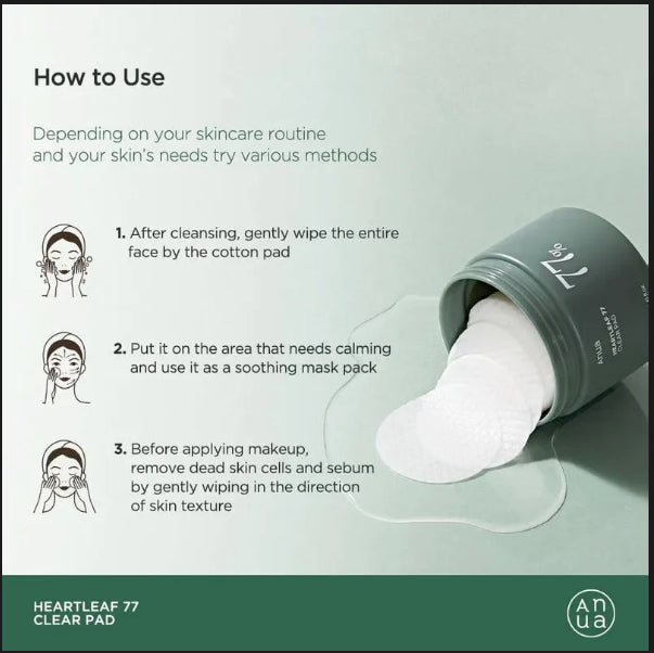 Anua Heartleaf 77% Clear Pad 160ml