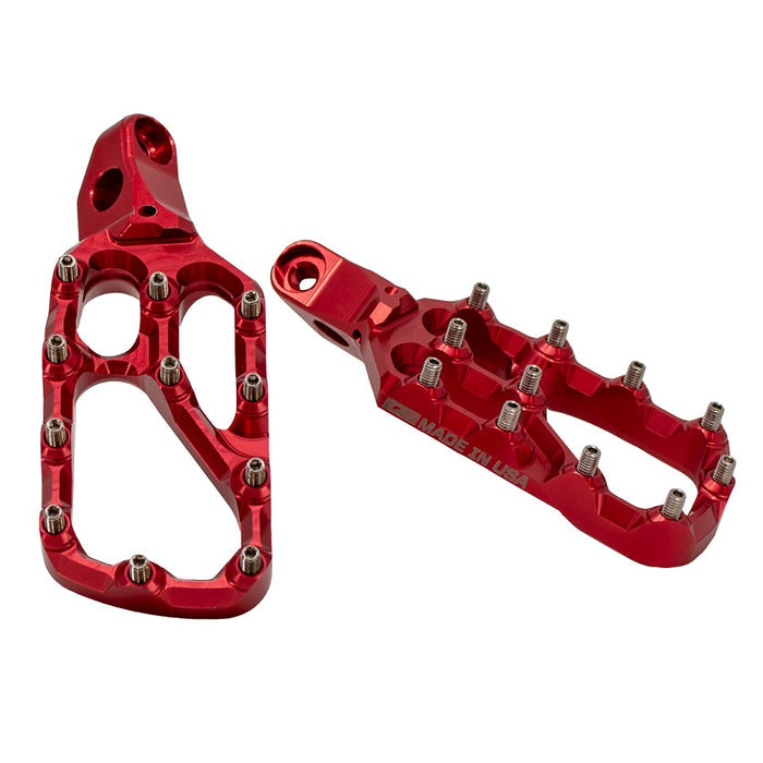 Beta RX|RR|RR-S (20-on) Fastway Footpegs Red