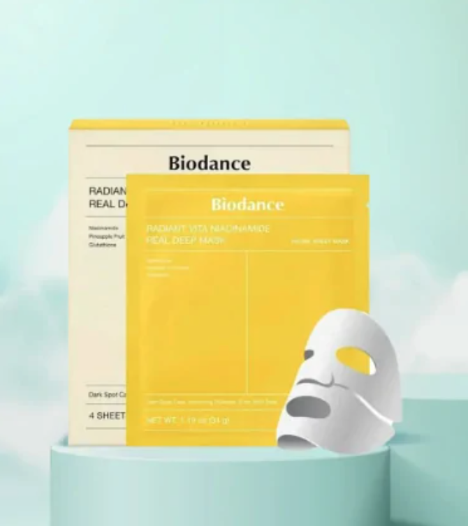 BIODANCE Radiant Vita Niacinamide Real Deep Mask  34g