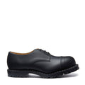 Black Greasy Steel Toe Gibson Shoe