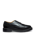Black Hi-Shine 4 Eye American Derby Brogue Shoe