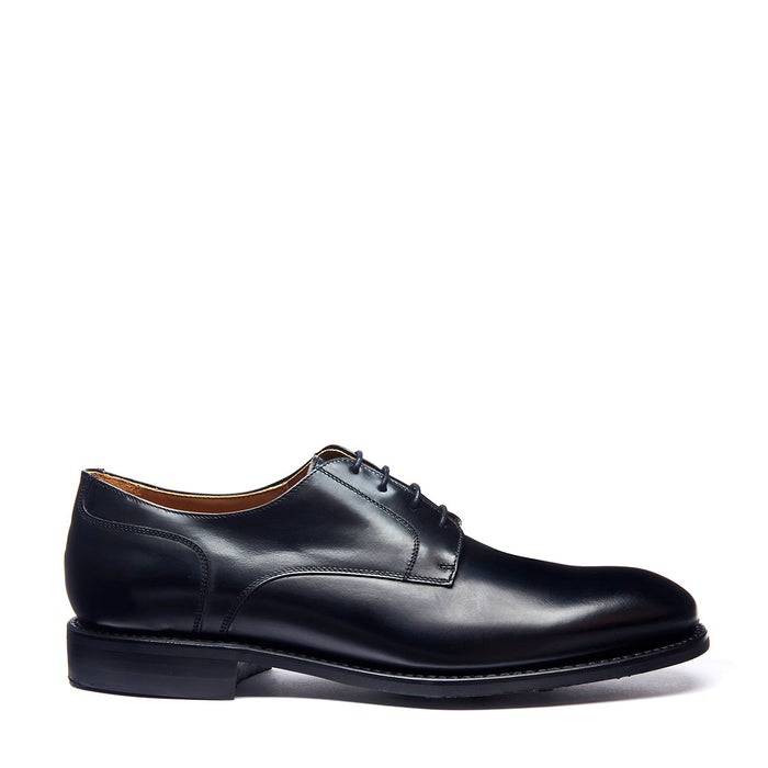 Black Hi-Shine 4 Eye Gibson Shoe