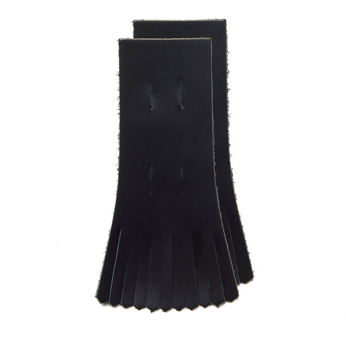 Black Hi-Shine 8 Eye Derby Boot & Boot Kiltie
