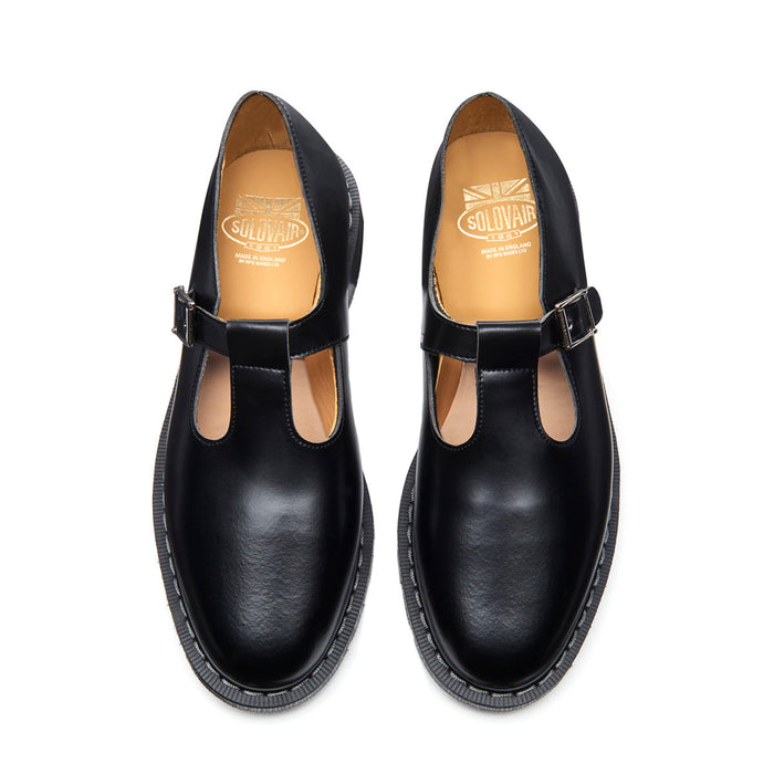 Black Hi-Shine Mary Jane Shoe