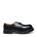 Black Hi-Shine Steel Toe Capped Gibson Shoe