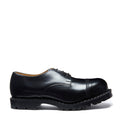 Black Hi-Shine Steel Toe Gibson Shoe