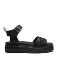 Blakesley - Black Greasy One Strap Sandal