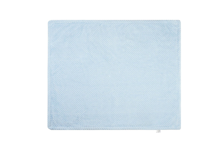 Blue Baby Blanket with Bear Plush Toy (styled) — Little Mamas Nursery