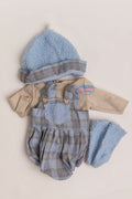 Blue Plaid Jumper Set with Hat & Socks — Little Mamas Nursery