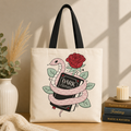 Bookish Canvas Tote Bag