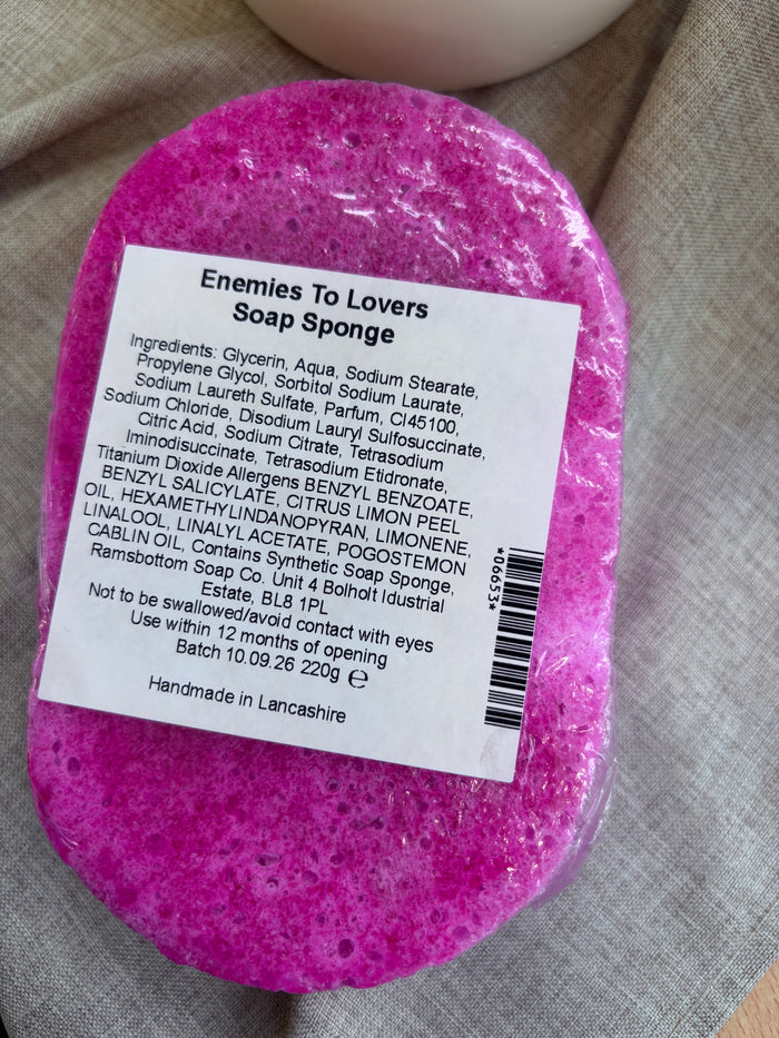 Bookish  Enemies to Lovers Exfoliating Soap Sponge