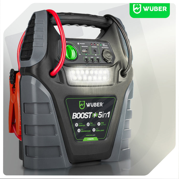 Booster kompresor 5w1 z rozruchem WUBER