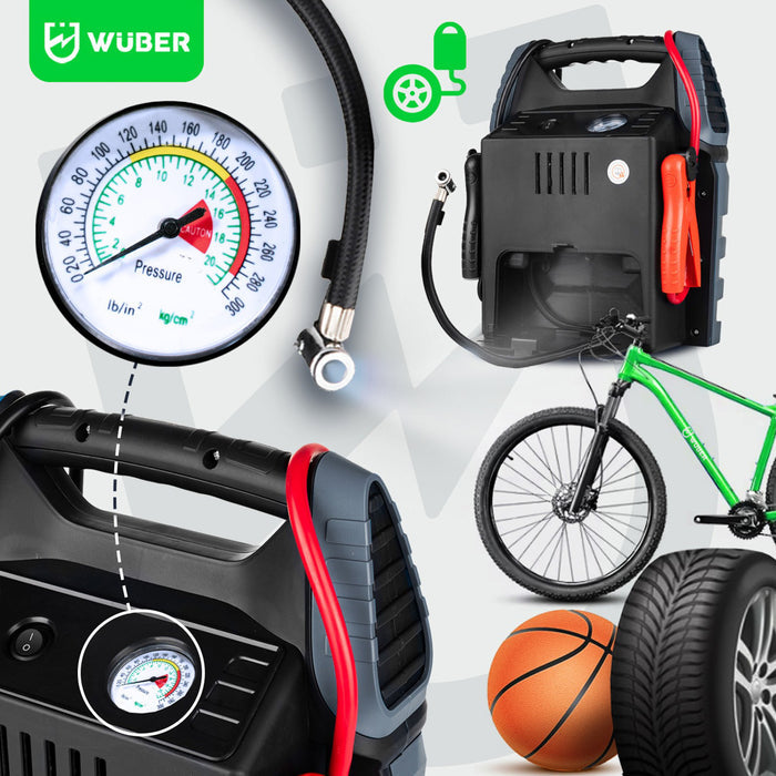 Booster kompresor 5w1 z rozruchem WUBER