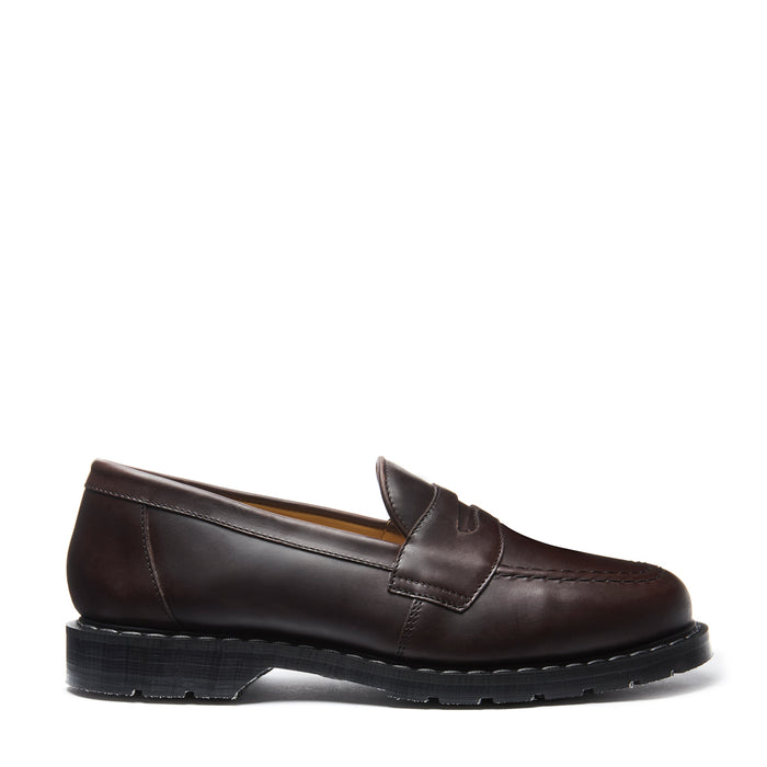 Brown Greasy Penny Loafer