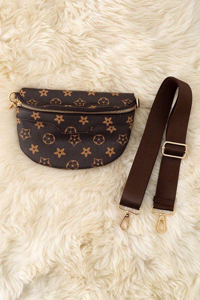 Brown Kids Crossbody Bag (front view) — Little Mamas Nursery