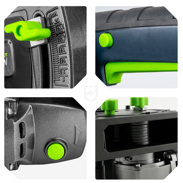 Bruzdownica do betonu 125 mm elektryczna +2x tarcza WUBER