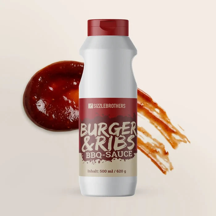 Burger & Ribs BBQ-Sauce  500 ml SizzleBrothers