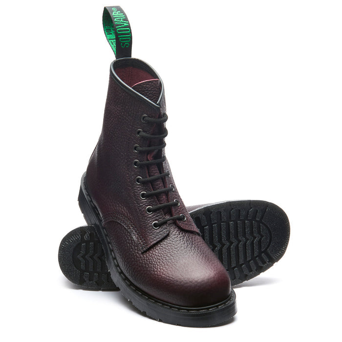 Burgundy Gaucho Grain 8 Eye Derby Boot