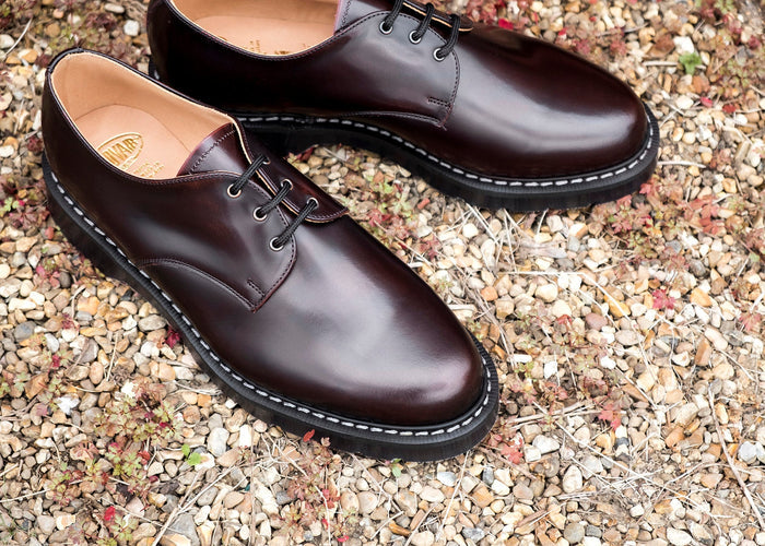 Burgundy Rub-Off Gibson Shoe