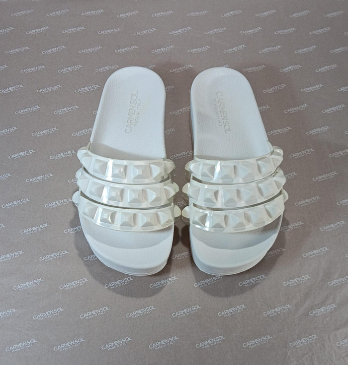 Carmen Platform Slides Sandals - Clearance