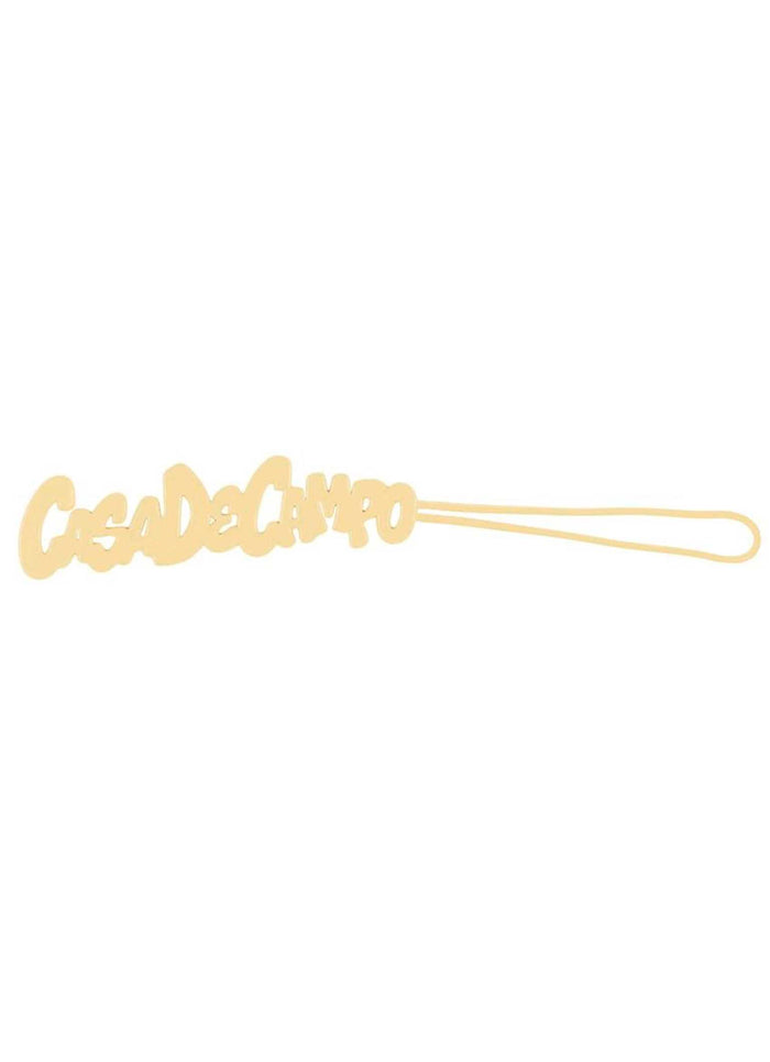 Casa De Campo Carmen Sol jelly Charm Bags in color baby yellow