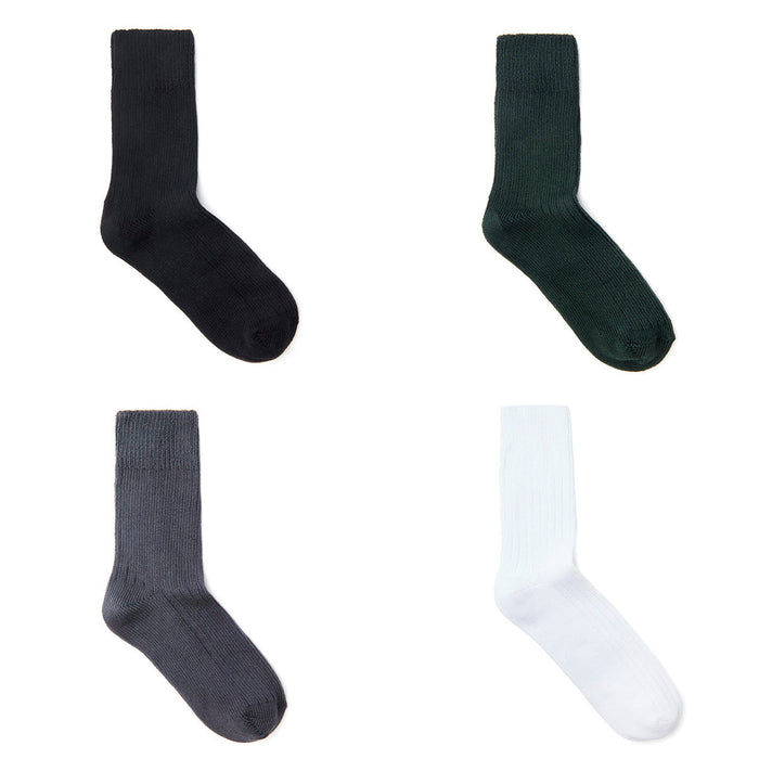 Cotton Thick Solid Socks