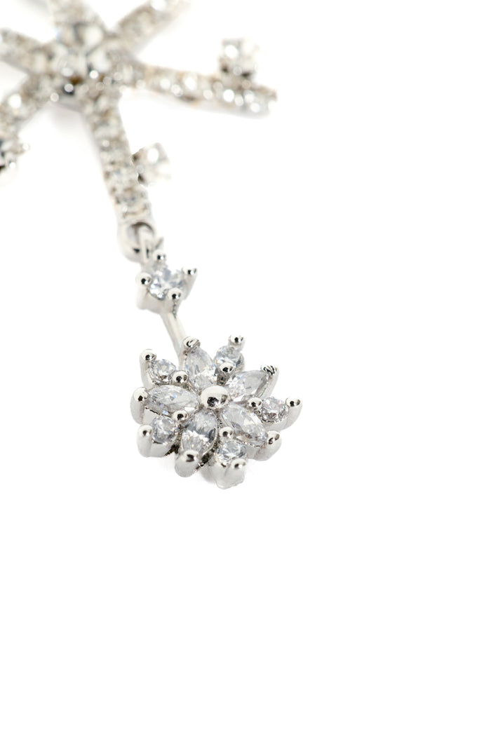 Crystal Snowflake Earrings