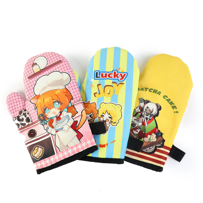 Custom Heat Resistant Oven Mitt