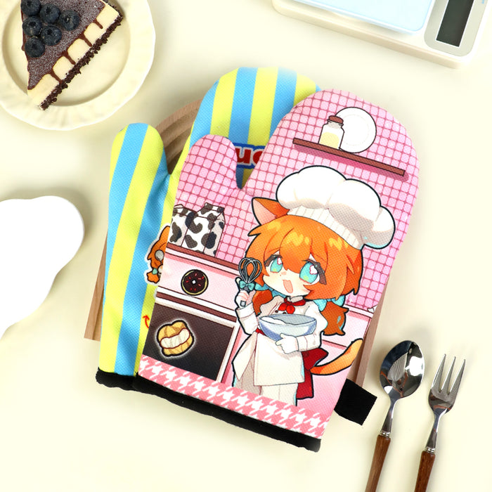 Custom Heat Resistant Oven Mitt