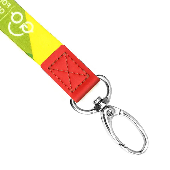 1.5cm / Oval Rotating Snap Hook + Leather buckle / 10pcs