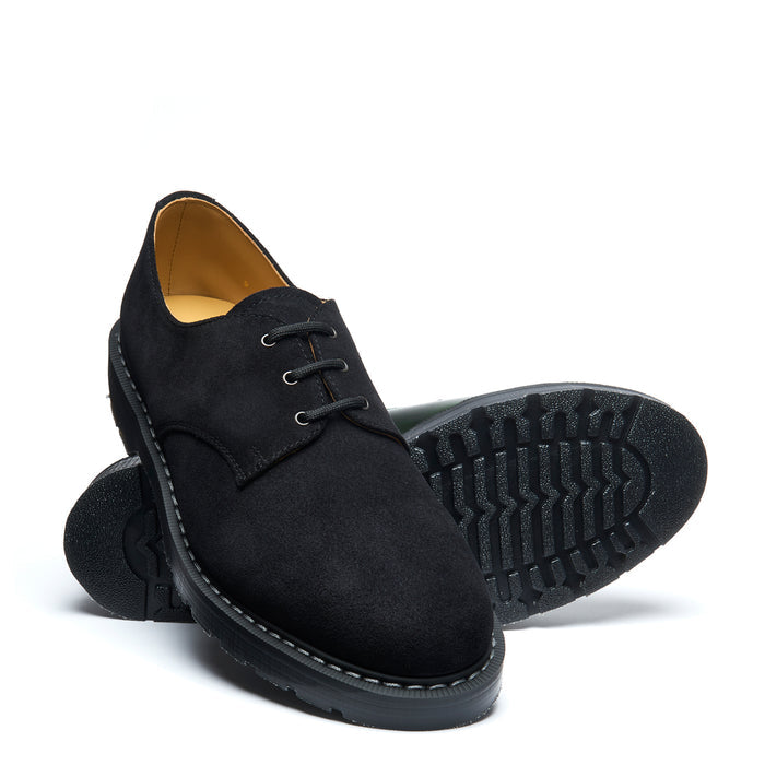 Dark Navy Suede 3 Eye Gibson Shoe