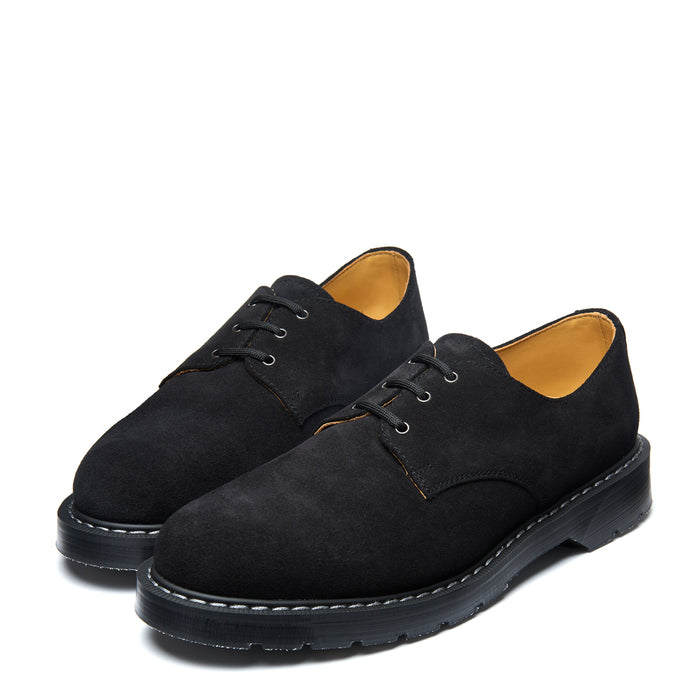 Dark Navy Suede 3 Eye Gibson Shoe